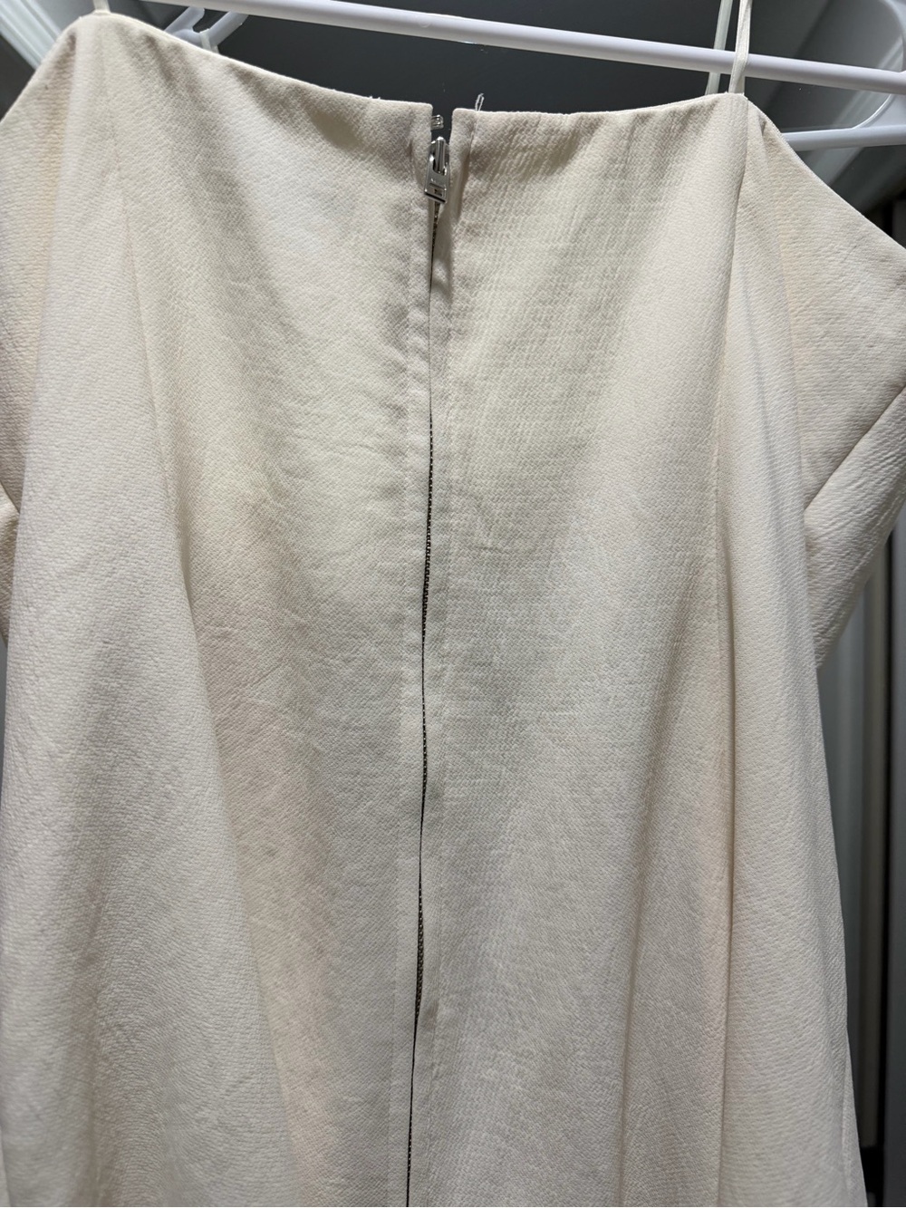 Aritzia Cream Strapless A-Line Dress - Picture 5 of 9